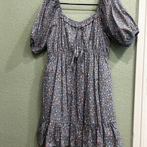 Floral Puff Sleeve Dress